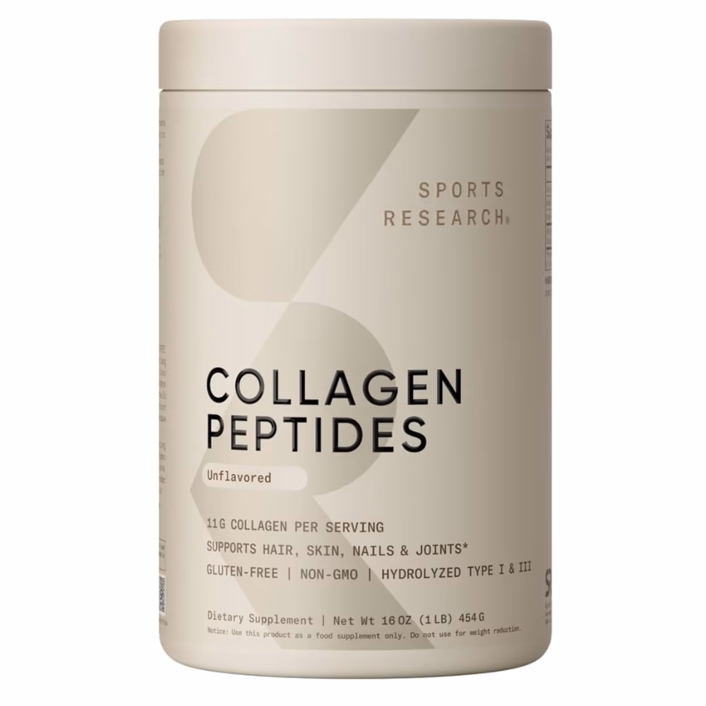Sports Research Collagen Powder Unflavored 454g