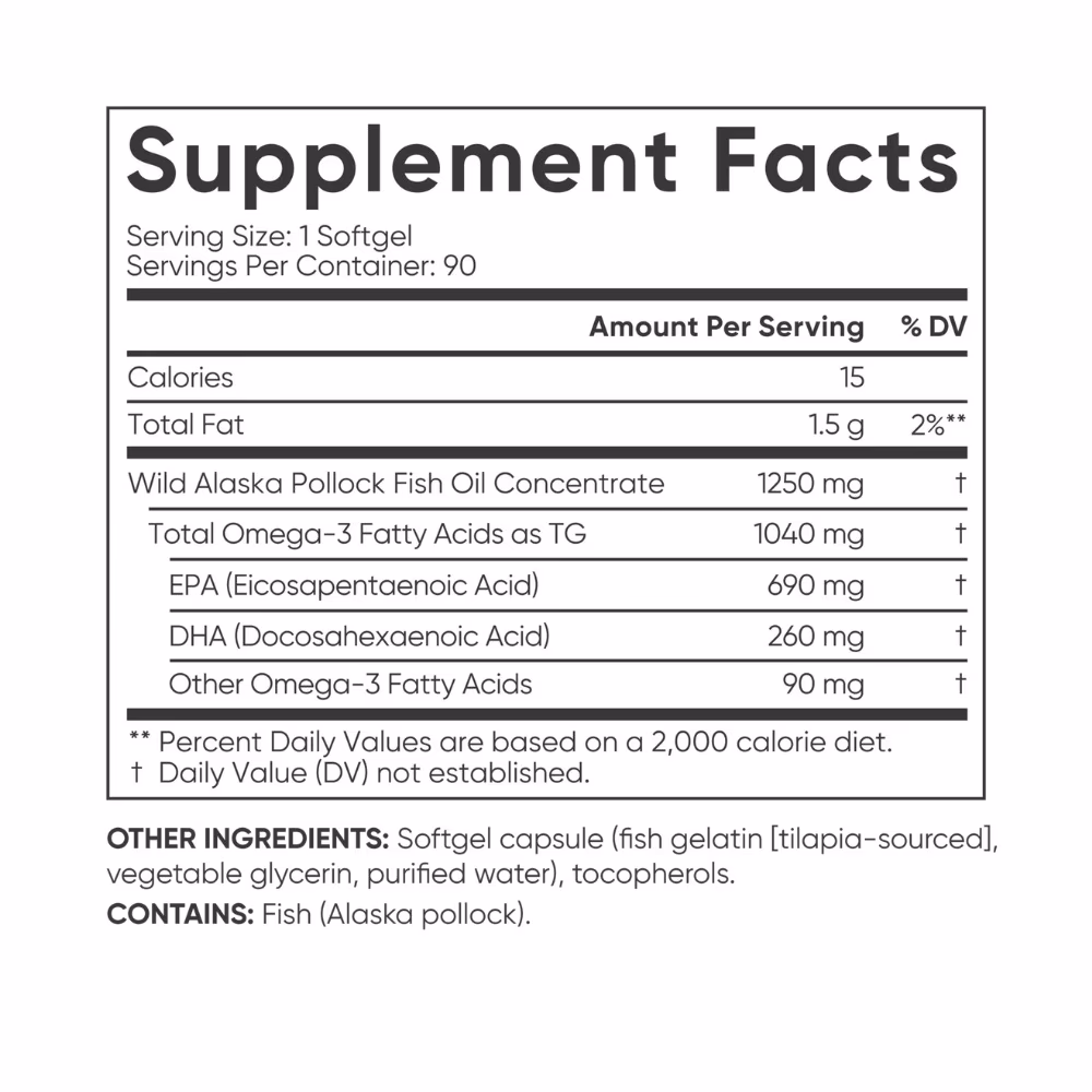 Sports Research Omega‑3 Fish Oil Triple Strength | 90 Softgels 2