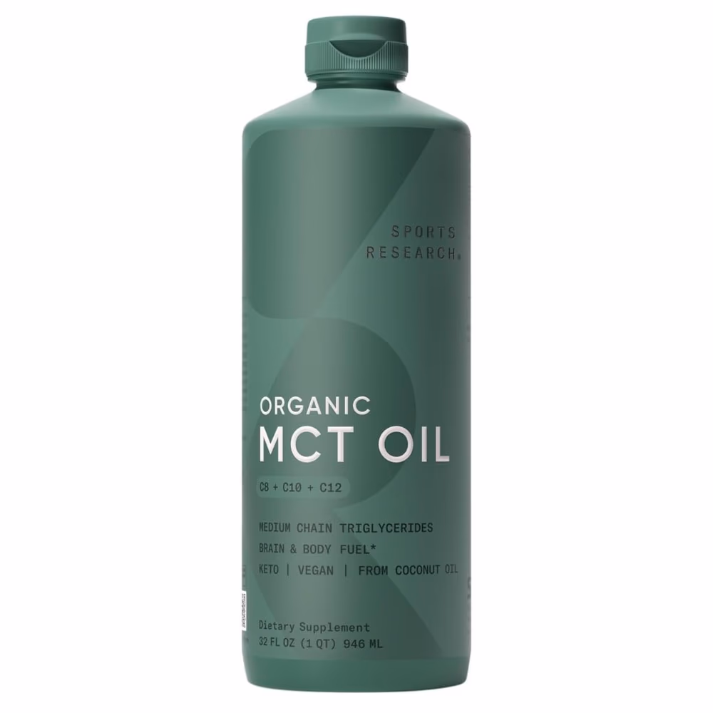 Sports Research Organic MCT Oil C8+C10+C12 - 473ml