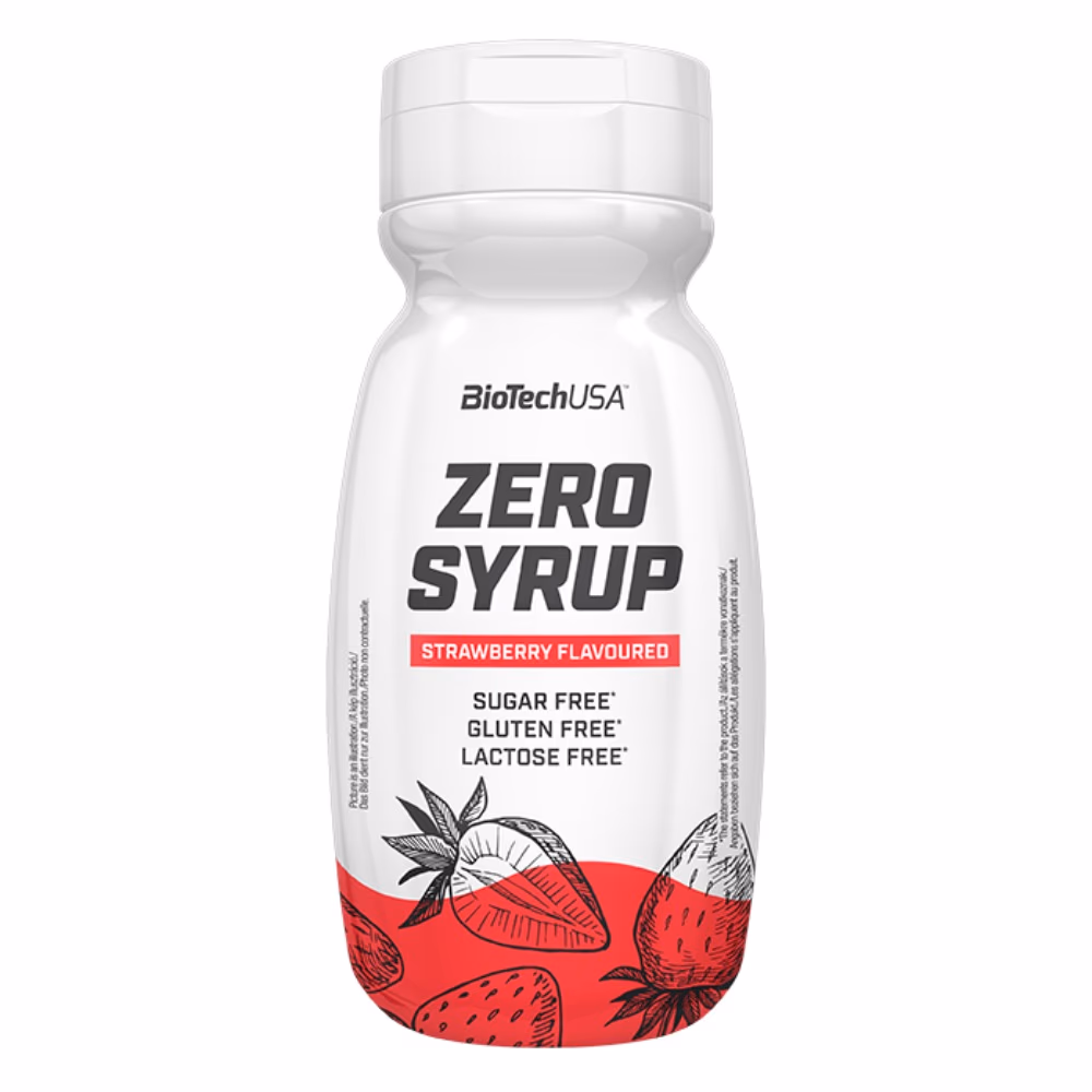 BioTechUSA Zero Syrup Strawberry Flavor - 320ml