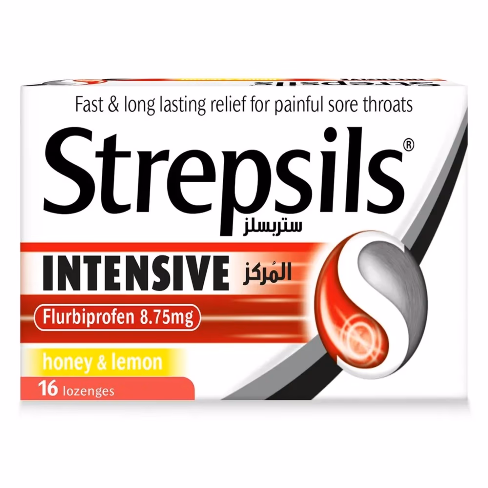 Strepsils Intensive Honey &amp; Lemon - 16 Lozenges 1