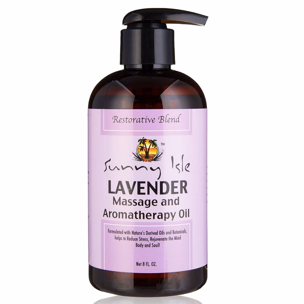 Sunny Isle Massage Aromatherapy Oil Lavender 8oz 1