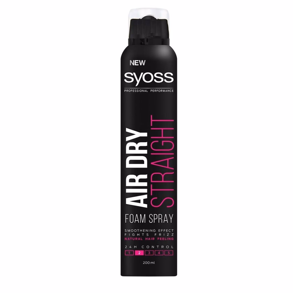 Syoss Air Dry Straight Foam Spray 200ml