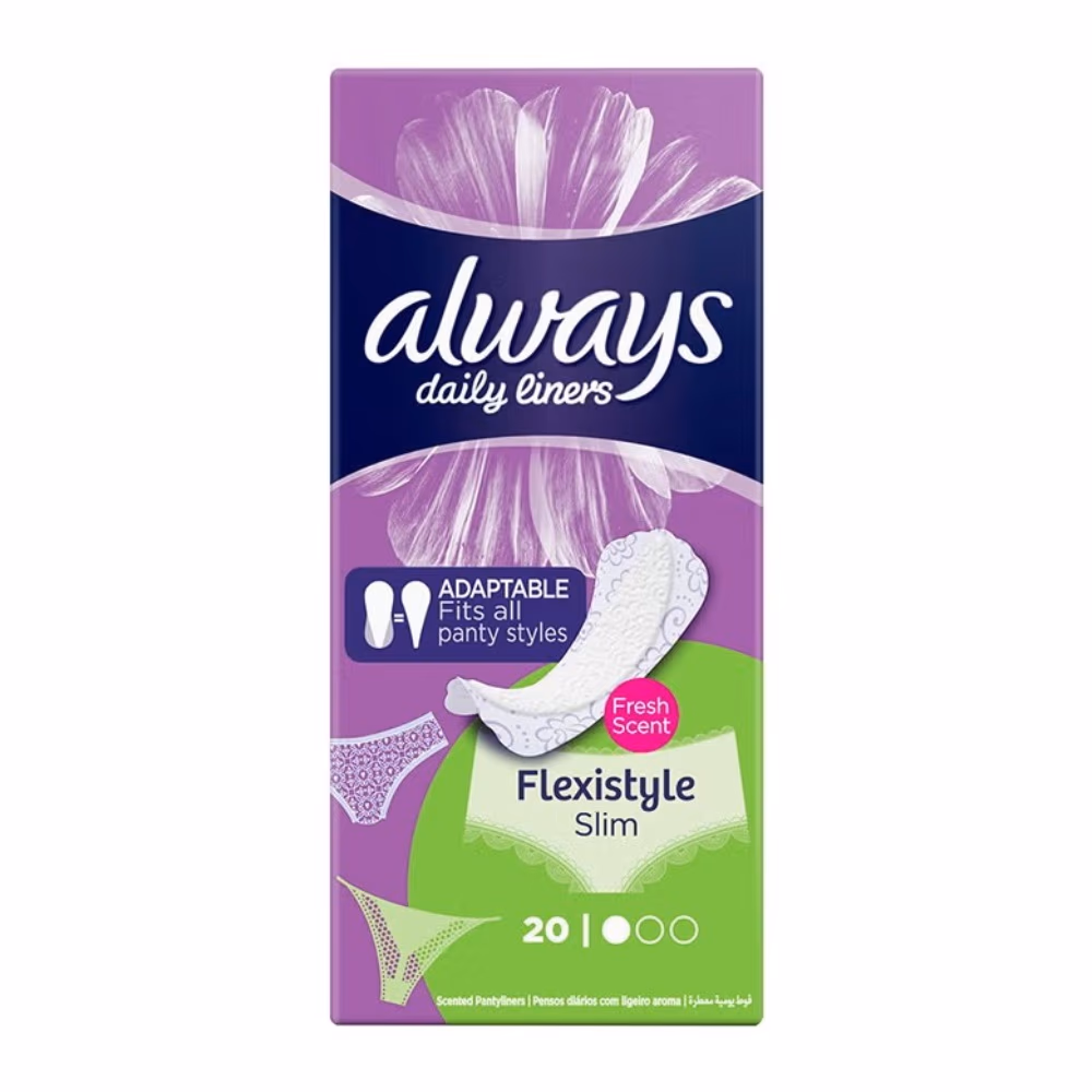 Always Daily Liners Flexistyle Slim Fresh 20s