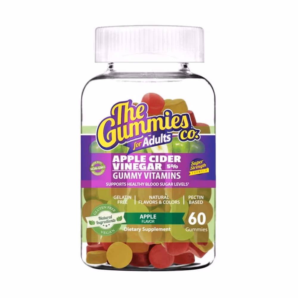 The Gummies Adults Apple Cider Vinegar Apple 60 Gummies