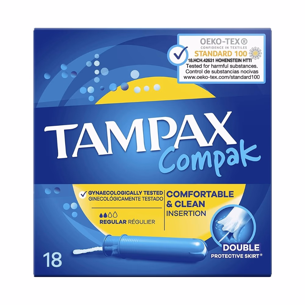 Tampax Compak Regular 18 Pieces