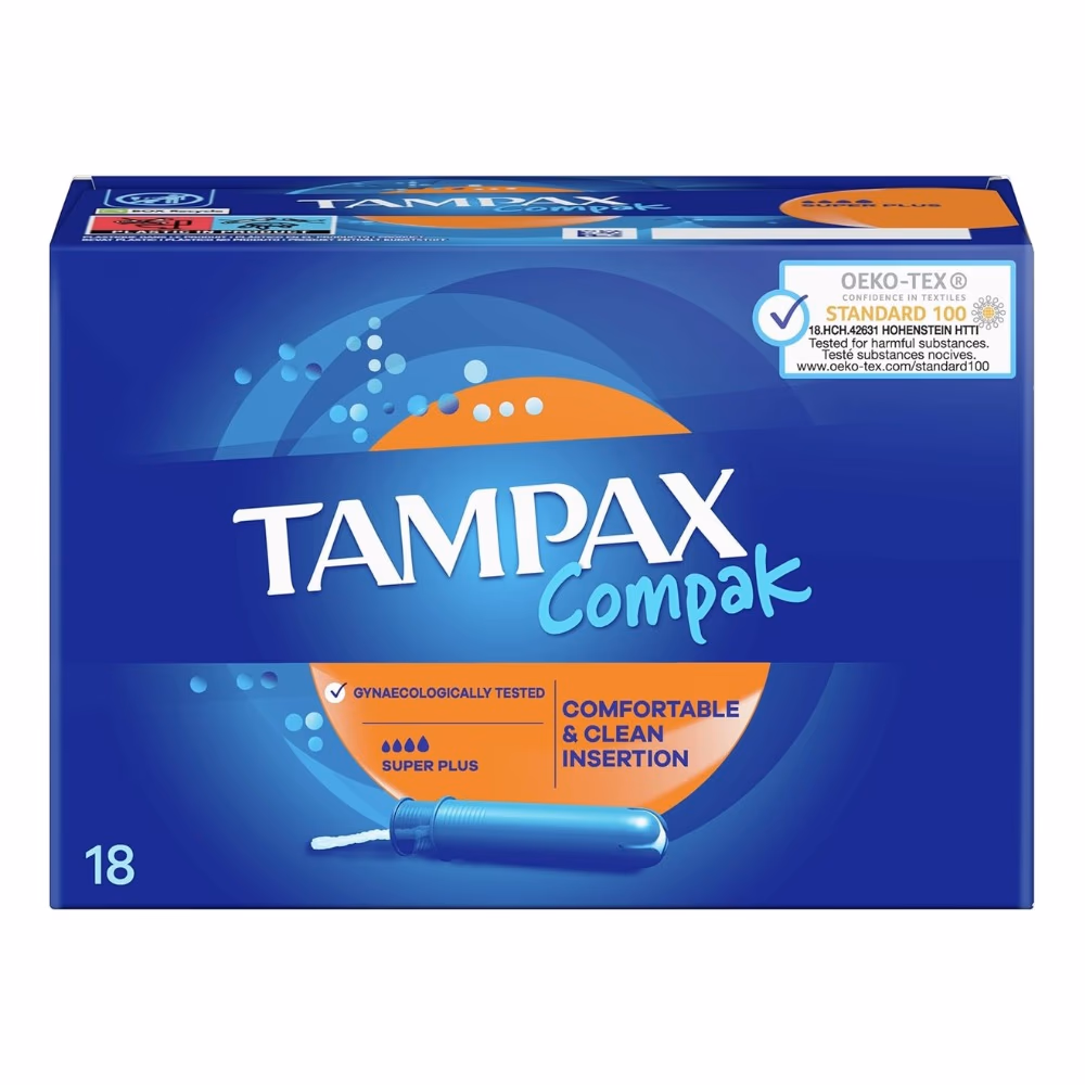 Tampax Compak Super Plus 18 Pieces