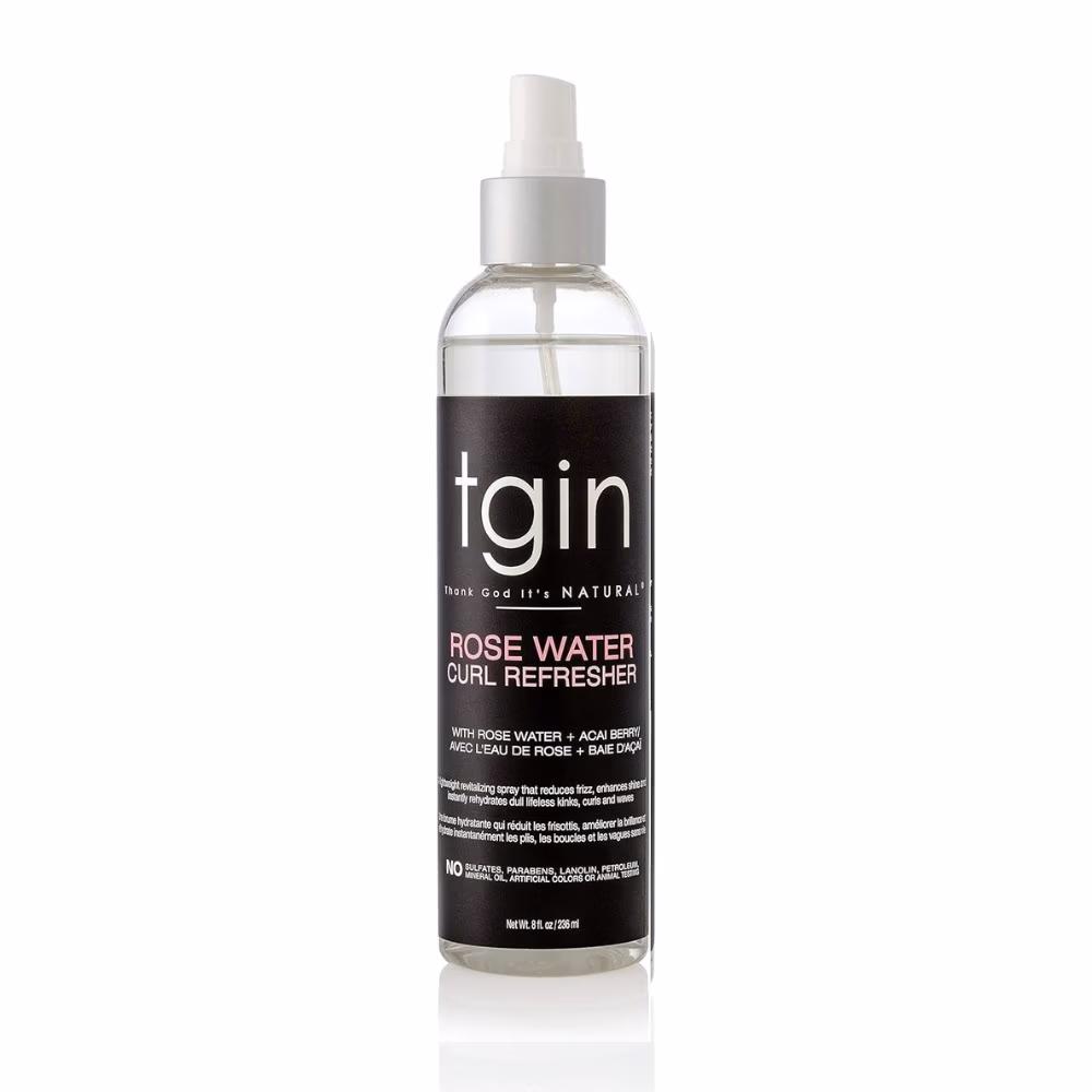 Tgin Rose Water Curl Refresher 236ml 1