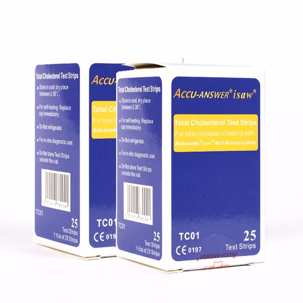 Accu-Answer iSaw Cholesterol Test Strips 25s