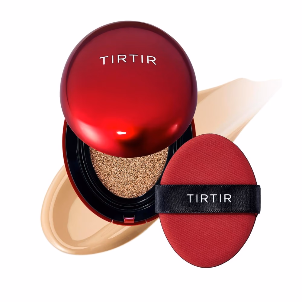 TIRTIR Mask Fit Red Cushion – 21N Ivory 18g - Long-lasting cushion foundation with a natural finish and comfortable mask-proof wear.