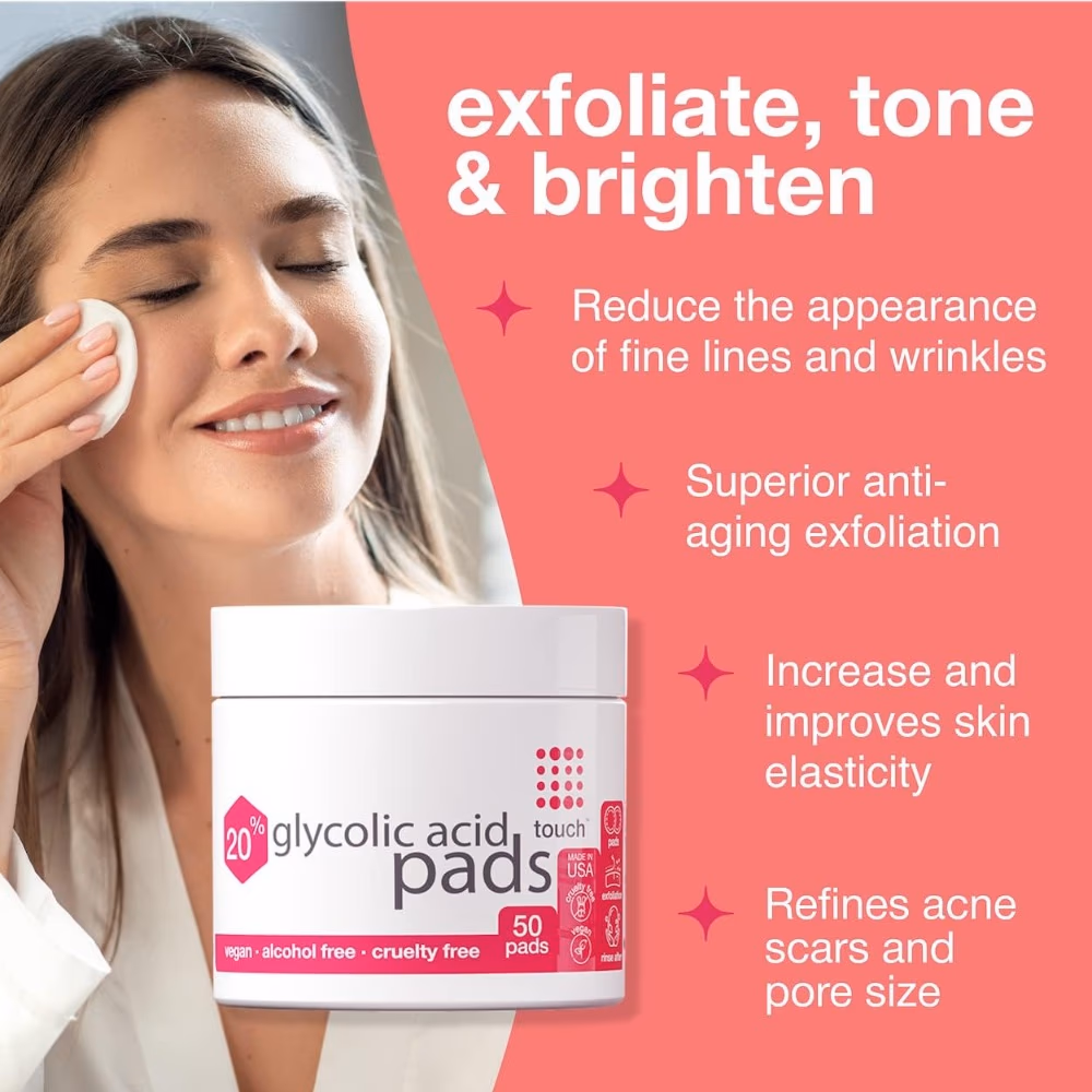 Touch Glycolic Acid 20% (50 Pads) 4