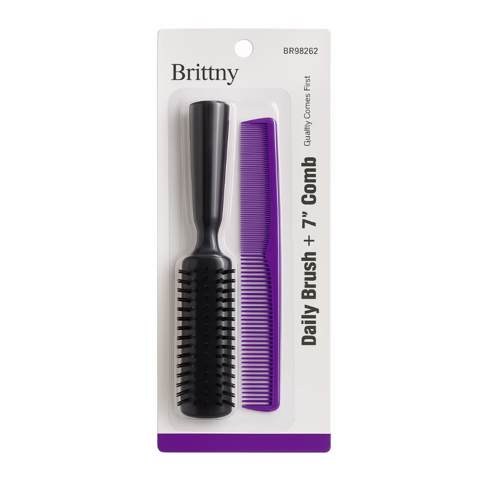 Brittny BR98262 Daily Brush and Comb