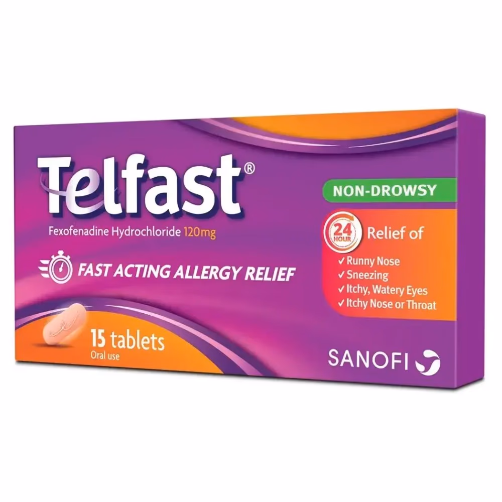 Telfast 120mg - 15 Tablets 1