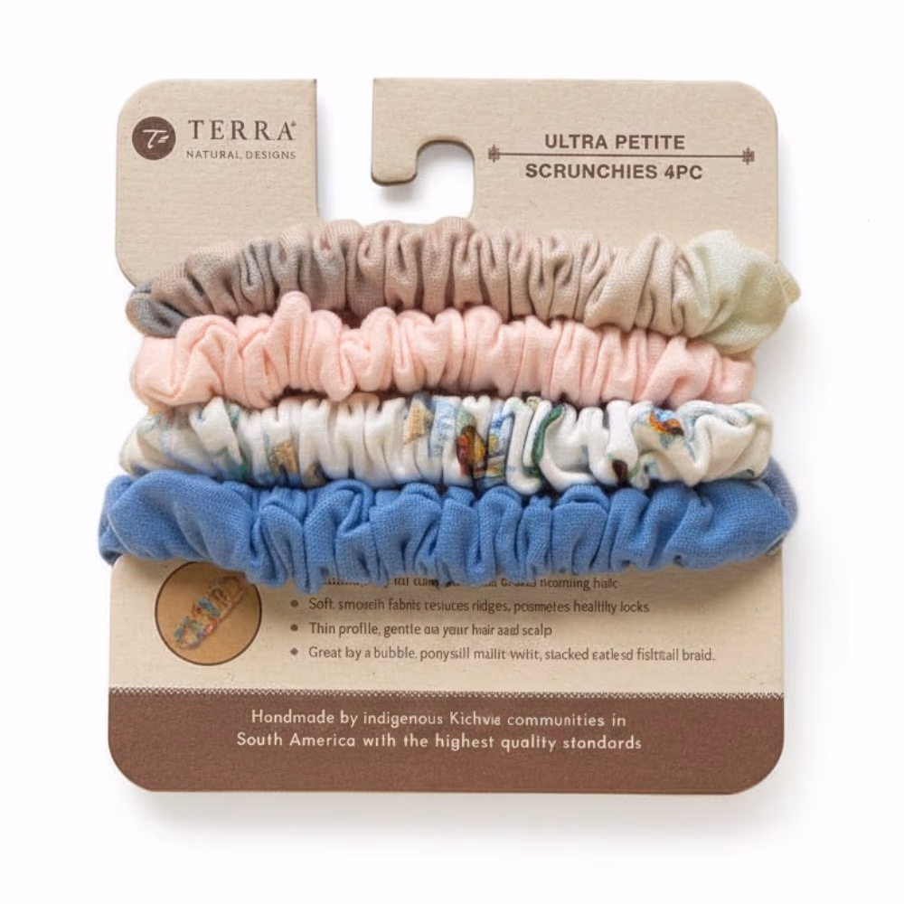 Terra Ultra Petite - 4 Scrunchies 1