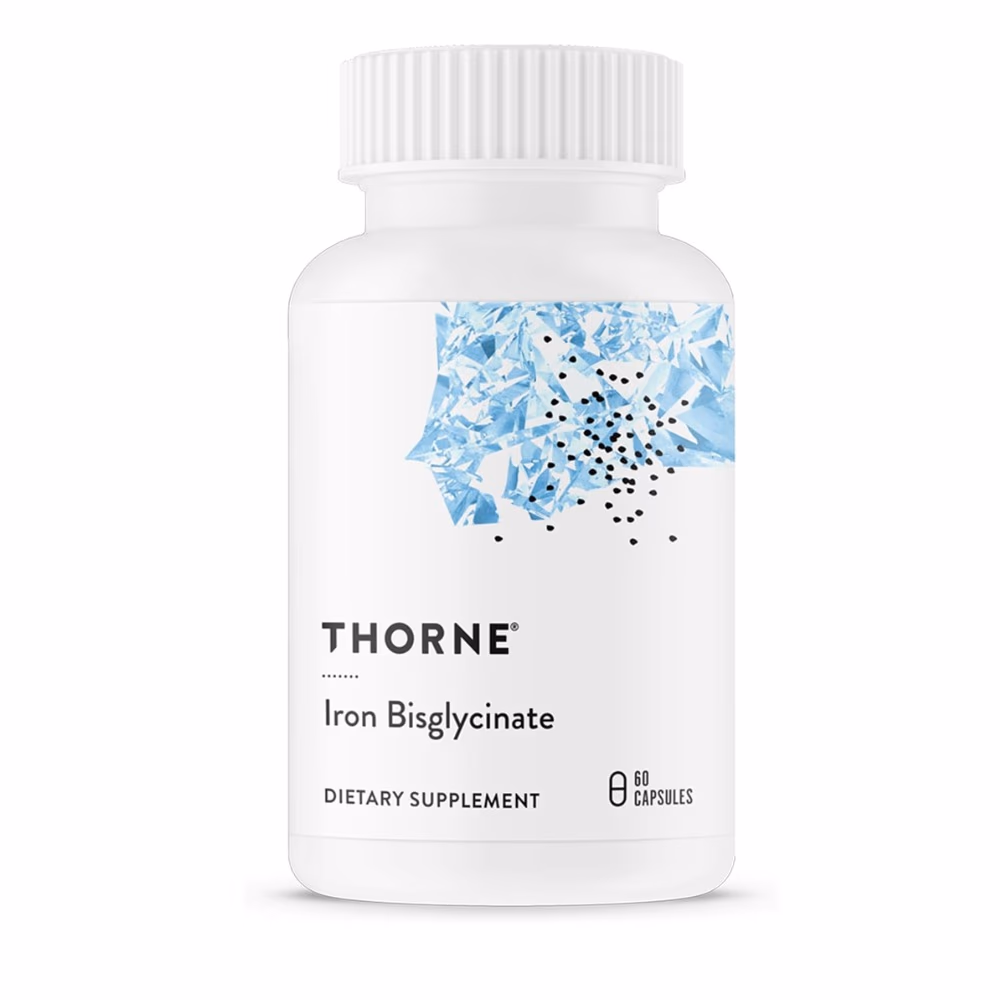 Thorne Iron Bisglycinate – 60 Capsules 1