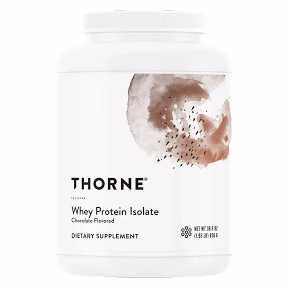 Thorne Whey Protein Isolate Chocolate 837g