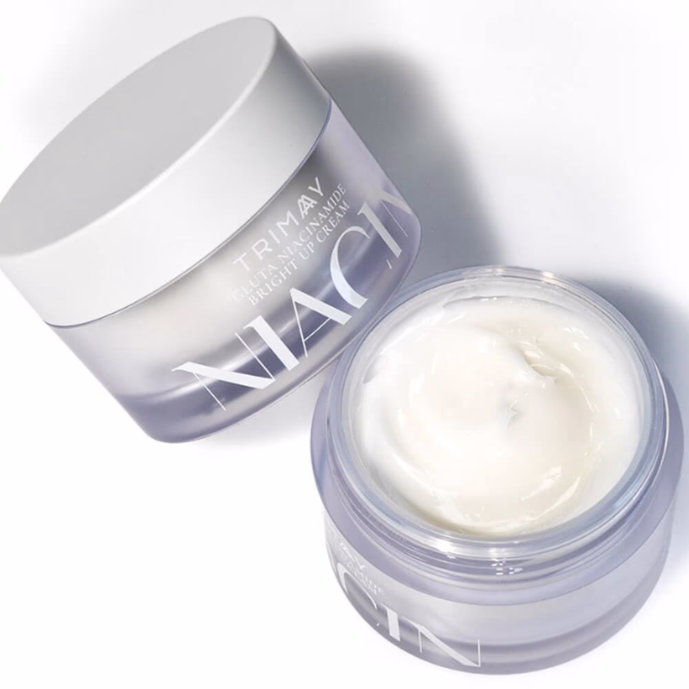 Trimay Glutathione Niacinamide Bright Up Cream 50ml – Brightening, Hydrating Cream With Glutathione and Niacinamide To Even Skin Tone, Reduce Dark Spots, and Boost Radiance. 1