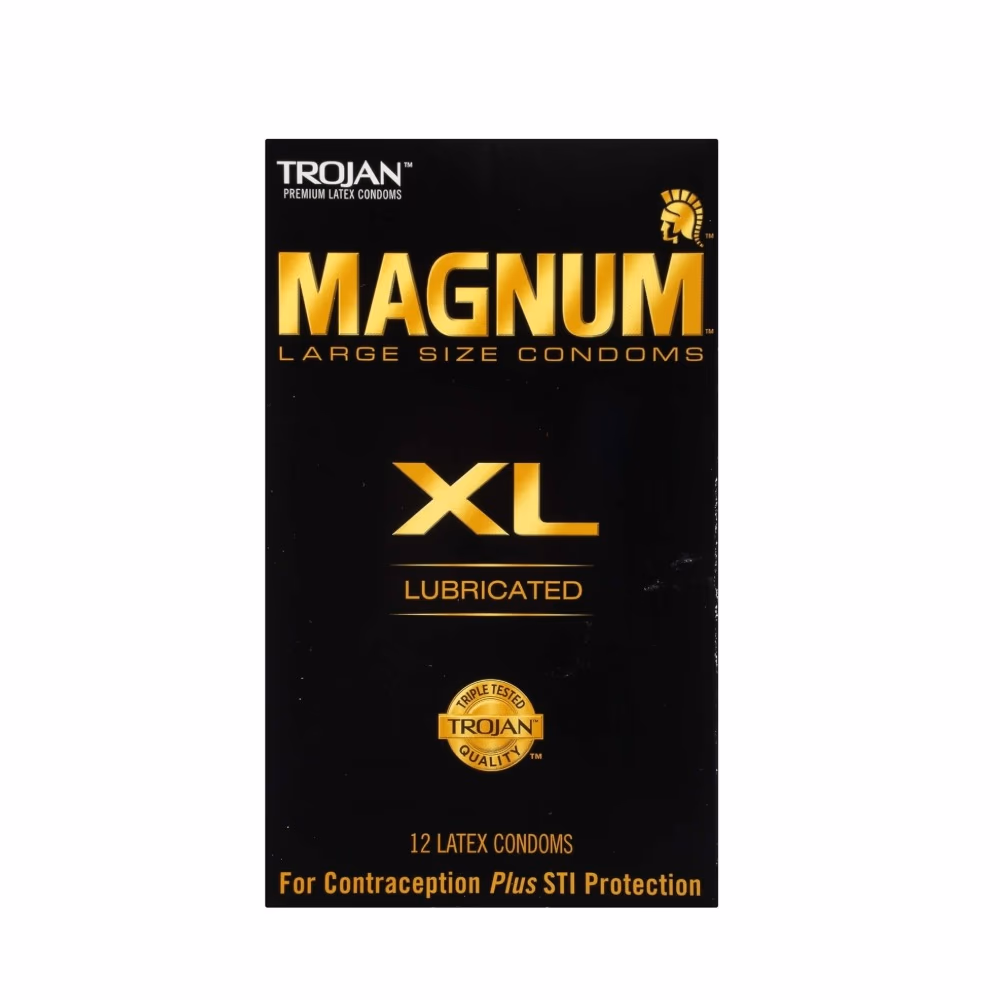 Trojan Magnum XL Lubricated Latex - 12Condoms