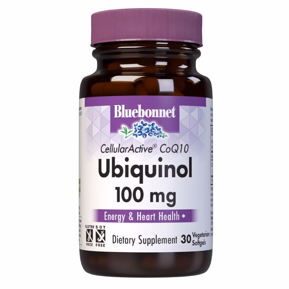 Bluebonnet Ubiquinol 100mg 30 Veg Softgels 1