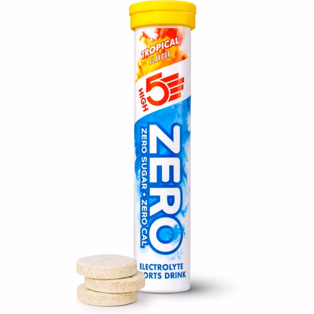 High5 Zero Electrolyte Drink Tropical – 20 Effervescent Hydration Tablets 1