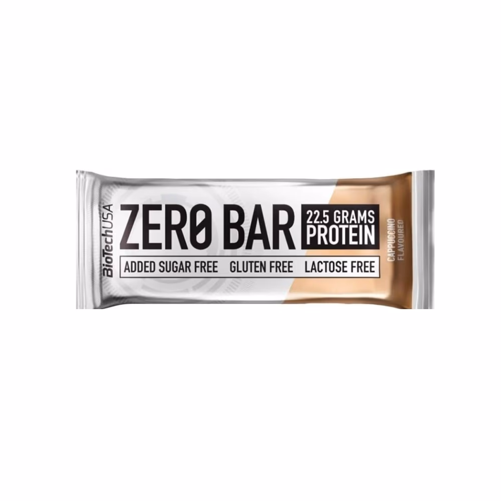 BioTech Zero Bar Cappuccino Protein Bar – 50 g