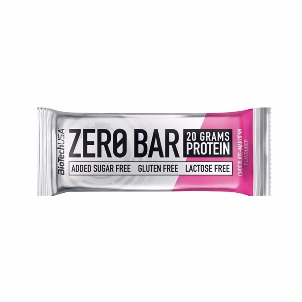 BioTech Zero Bar Chocolate Marzipan Protein Bar – 50 g 1