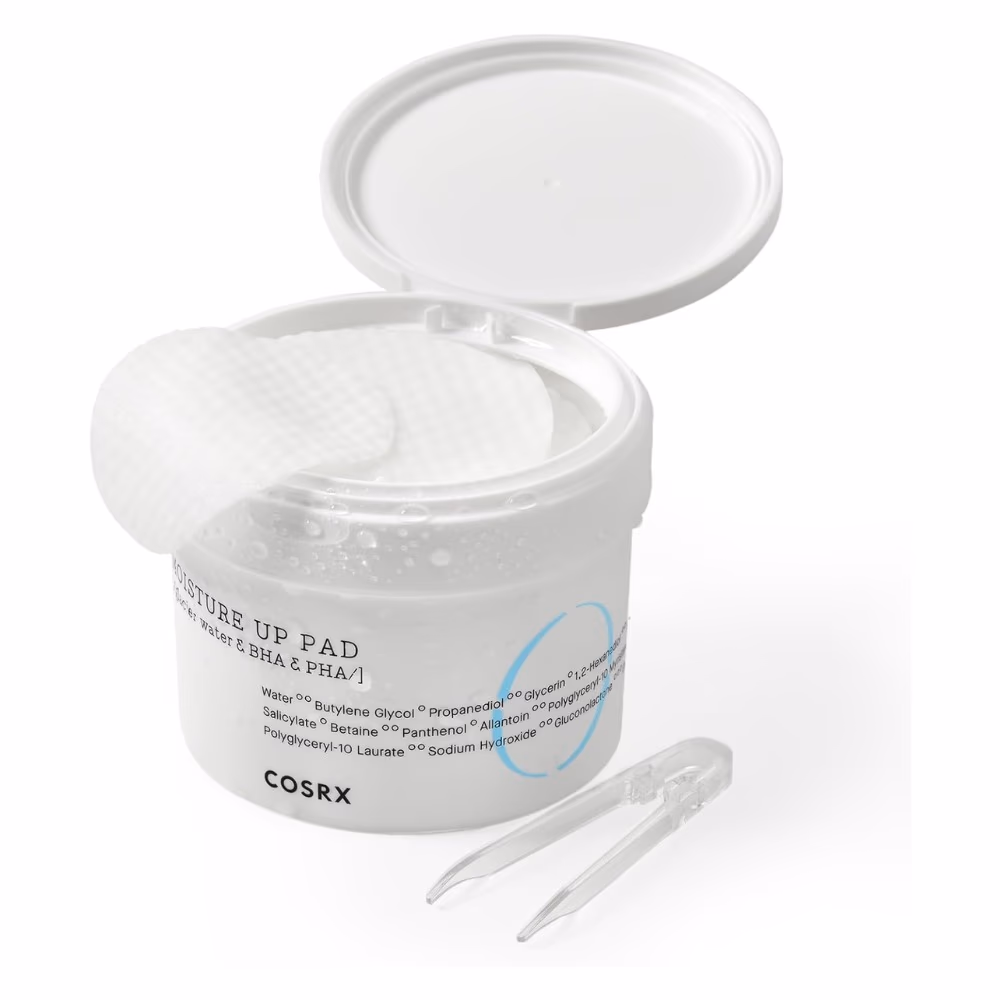 COSRX One Step Moisture Up 70 Pads 20ml – Hydrating, Gentle Exfoliating Pads With Moisture-Boosting Ingredients To Nourish, Refresh, And Soften Skin.