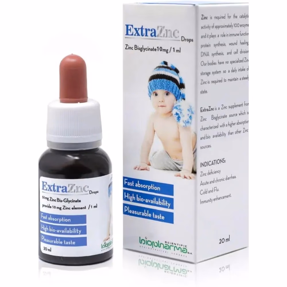 ExtraZnc Zinc Drops 10mg/1ml - 20ml