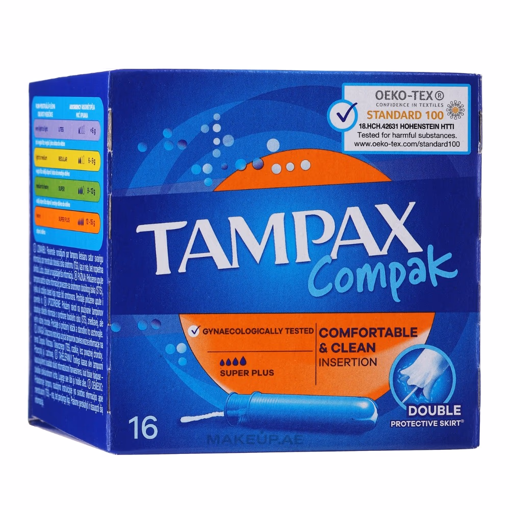 Tampax Compak Super Plus 16s