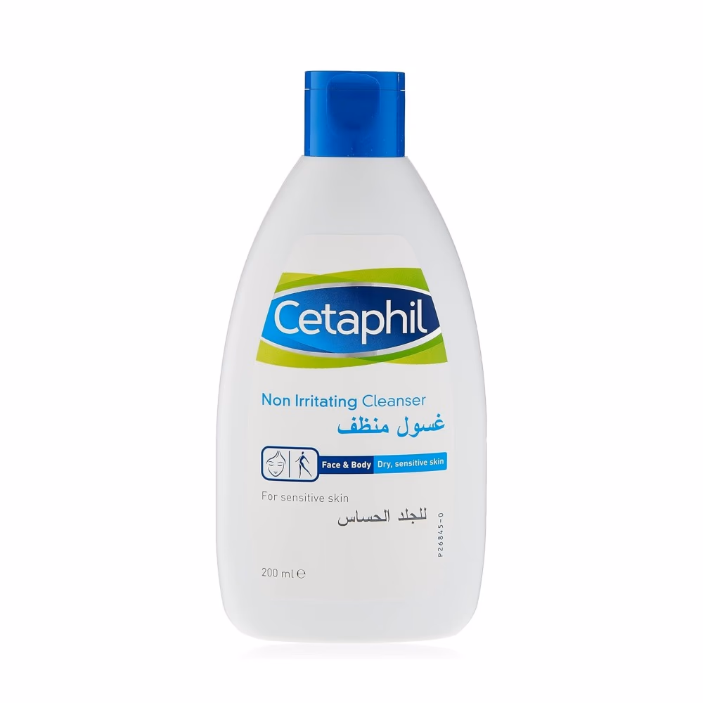Cetaphil Non-Irritating Cleanser 200ml – Gentle Daily Face & Body Wash for Sensitive Skin 1
