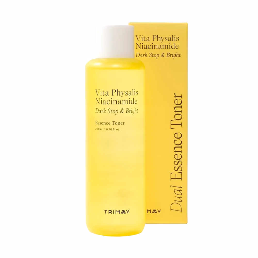 Trimay Dual Essence Toner Niacinamide 200ml – Brightening, Balancing Toner-Essence With Niacinamide To Even Skin Tone, Refine Pores, And Boost Radiance.