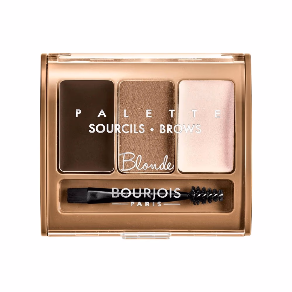 Bourjois The Perfect Eyebrows Kit | Brow Powder & Highlighter Palette with Applicator | Long-Lasting Natural Finish 1