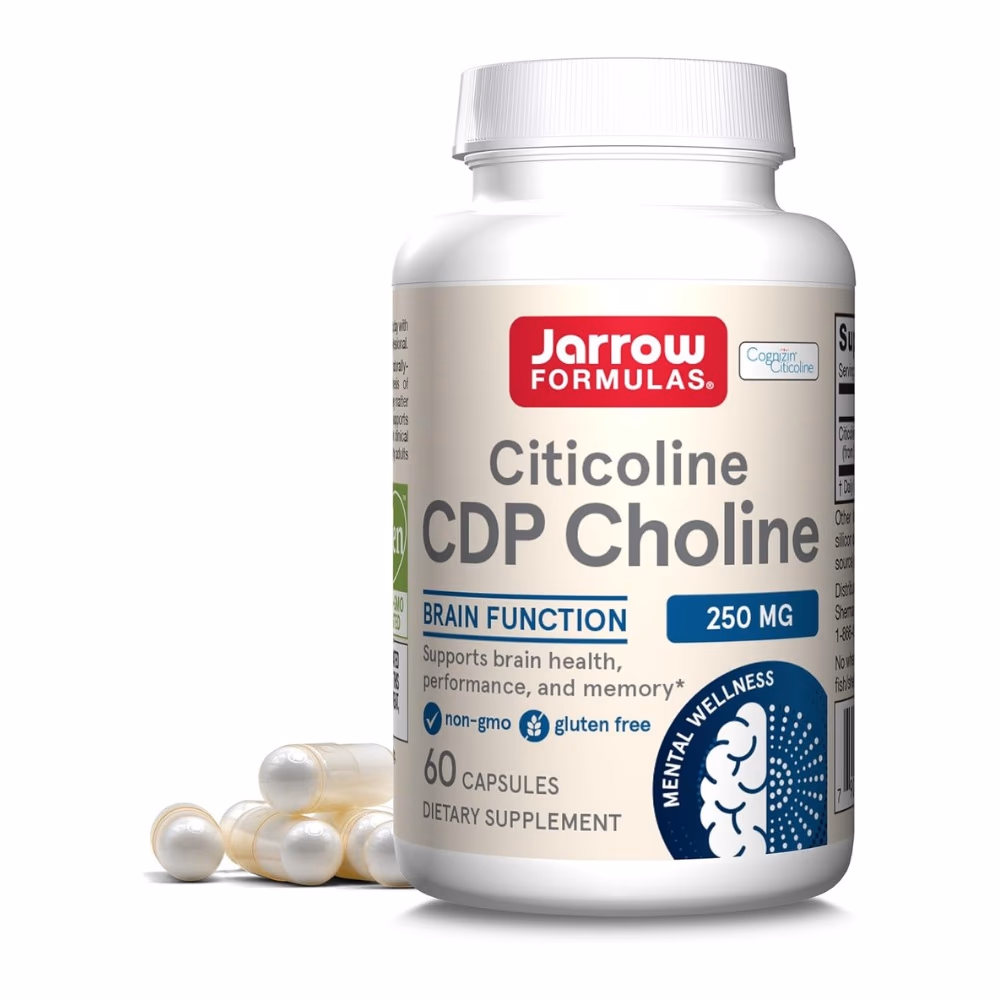 Jarrow Citicoline CDP Choline 250 mg 120 Capsules