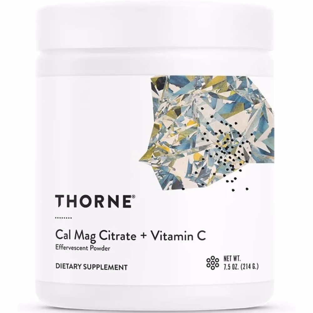 Thorne Cal Mag Citrate + Vitamin C Powder – 214g
