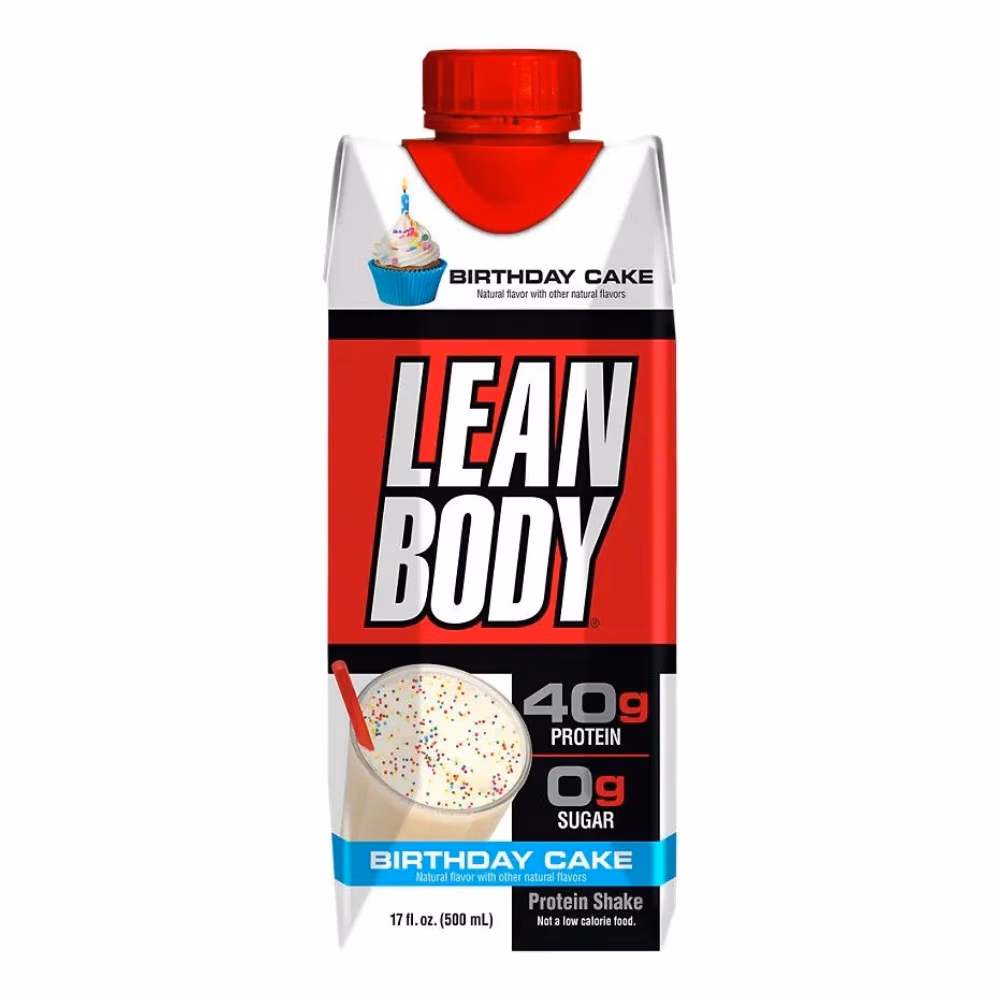 Labrada Lean Body Protein Shake Birthday Cake 500ml – High-Protein Muscle Support