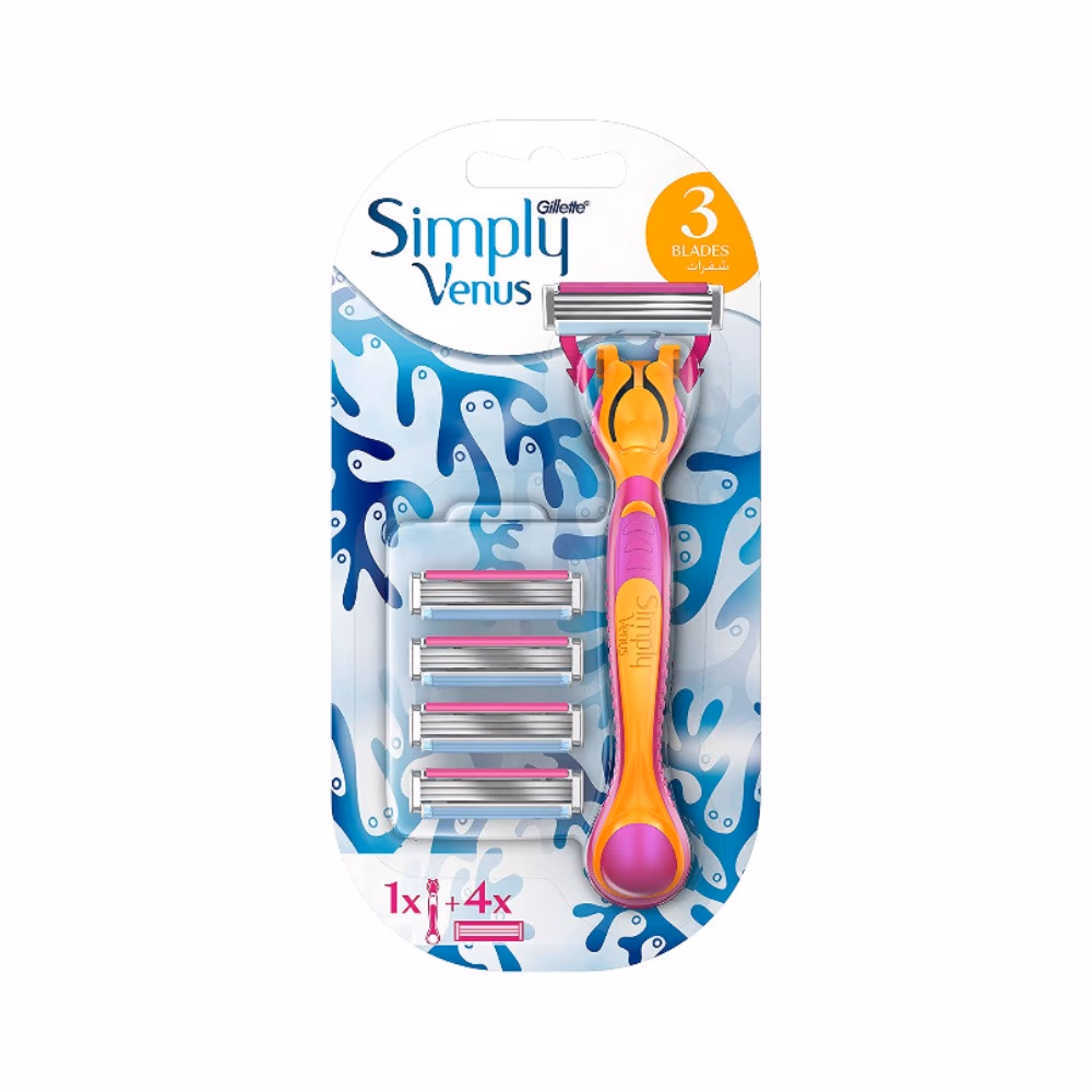 Gillette Simply Venus Hybrid 3+1