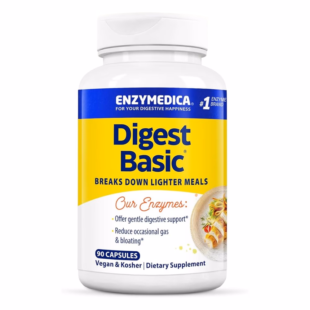 Enzymedica Digest Basic 90 Capsules – Digestive Enzyme Support Supplement 1