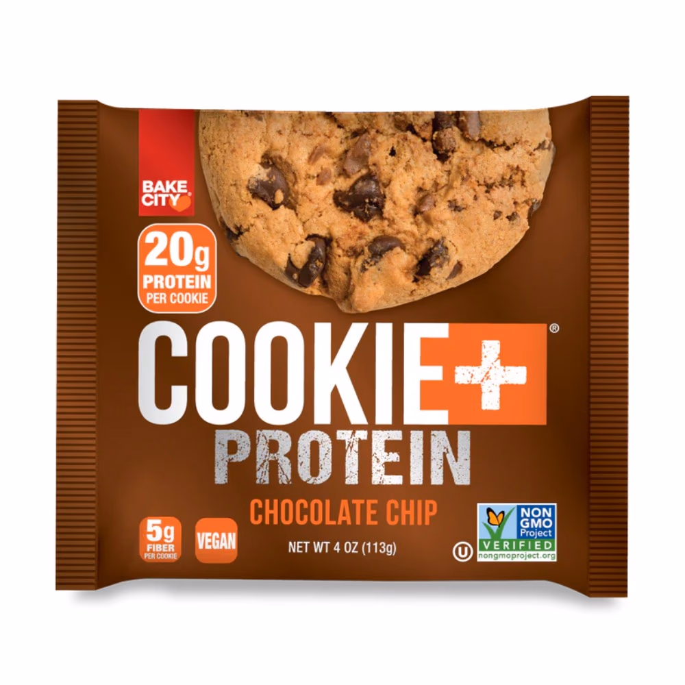 Bake City Cookie+ Protein Chocolate Chip 34g – High-Protein Snack Cookie