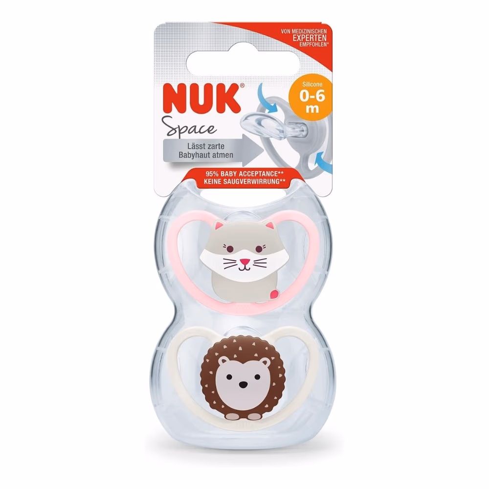 NUK Soother Space 0–6 Months – Orthodontic Pacifier 1