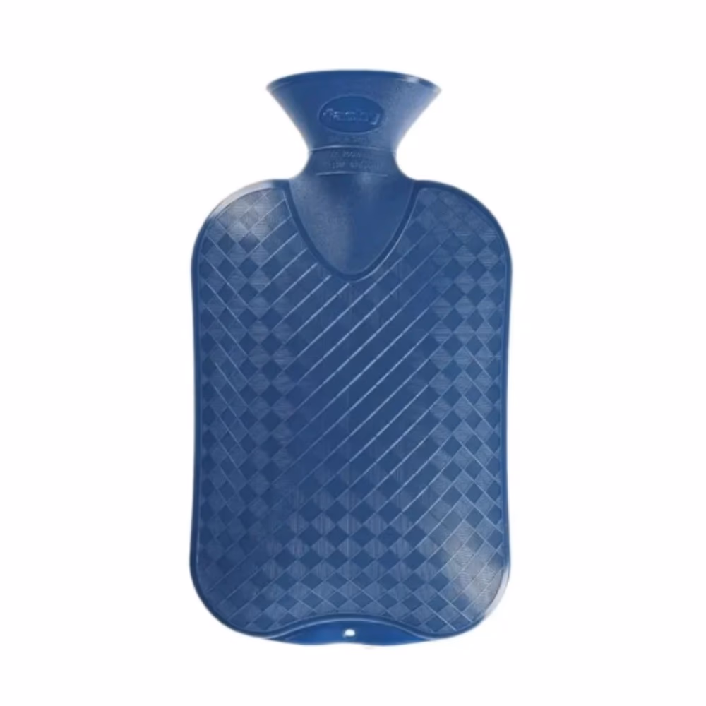 Fashy Hot Water Bag 6440.54 Single Ribbed Sapphire 2L 1