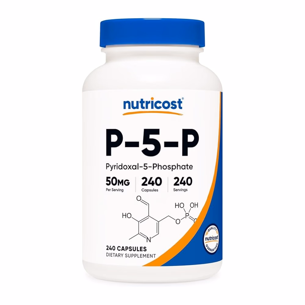 Nutricost P5P Vitamin B6 Supplement 50mg – 240 Capsules