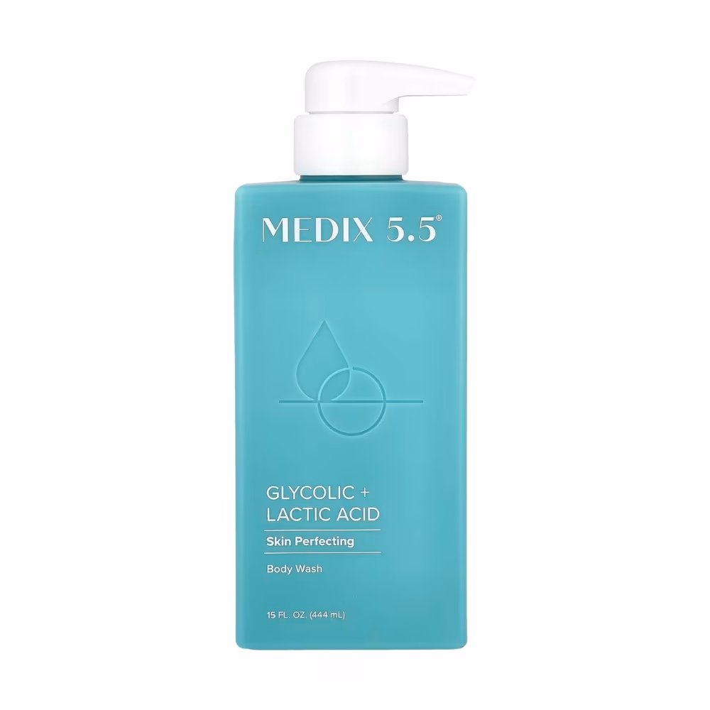 Medix 5.5 Glycolic + Lactic Acid Body Wash 444ml 1