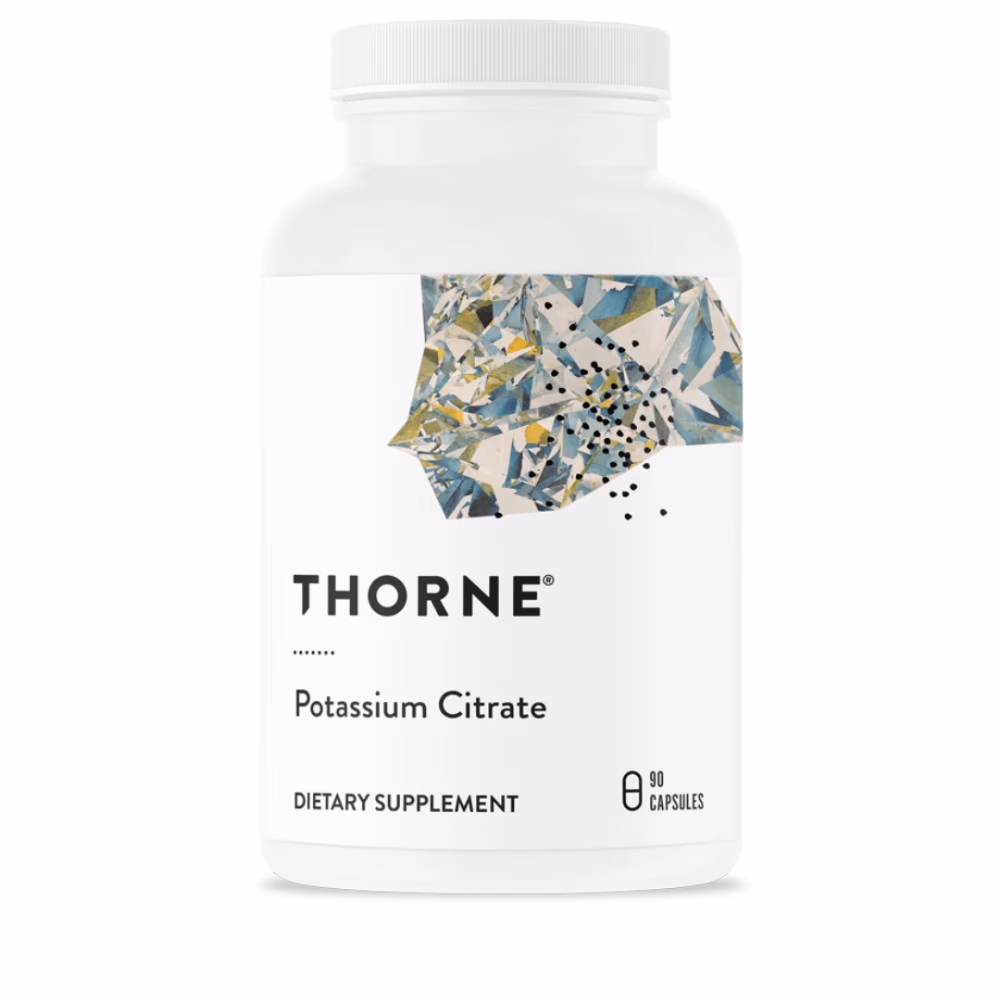 Thorne Potassium Citrate – 90 Capsules