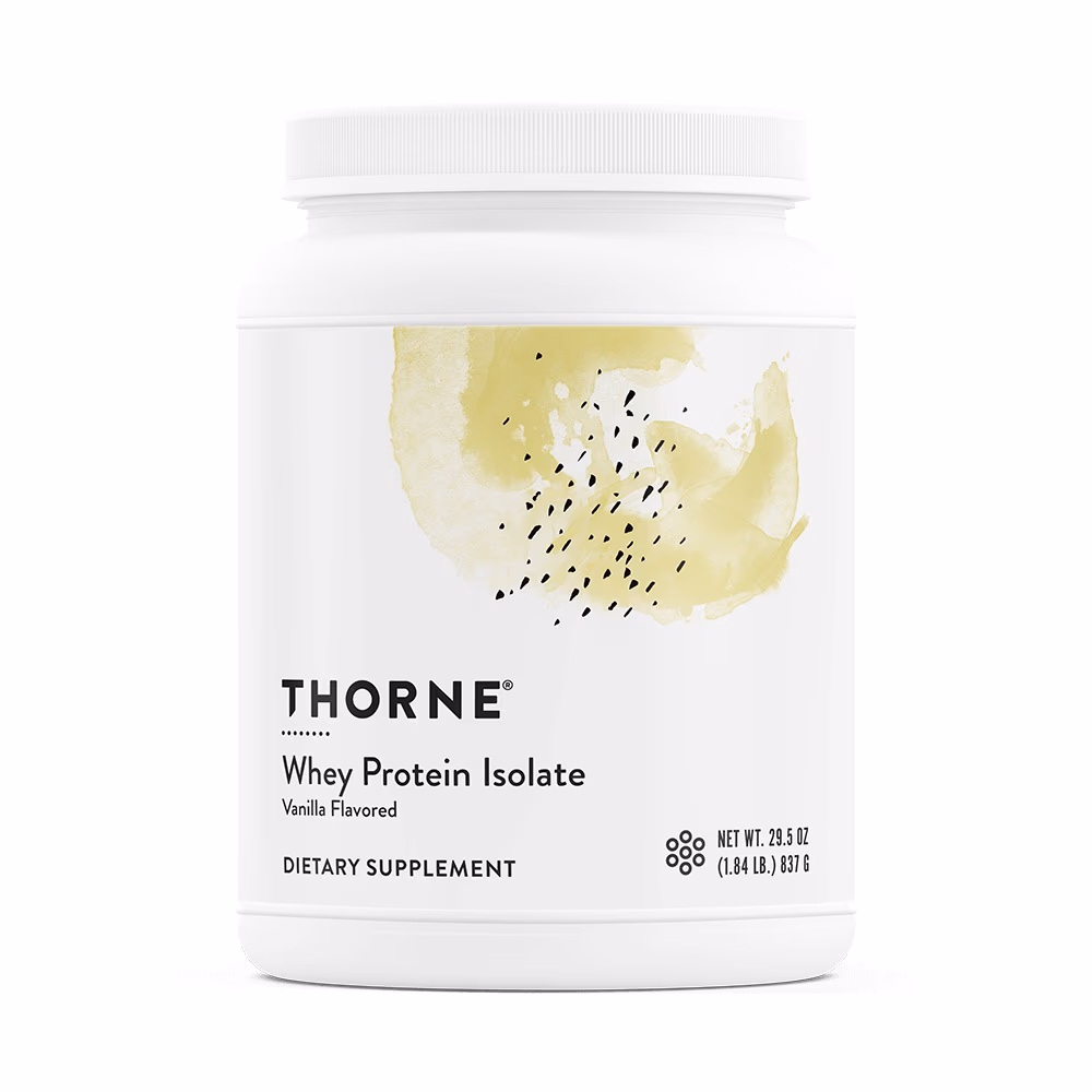 Thorne Whey Protein Isolate Vanilla - 837g 1
