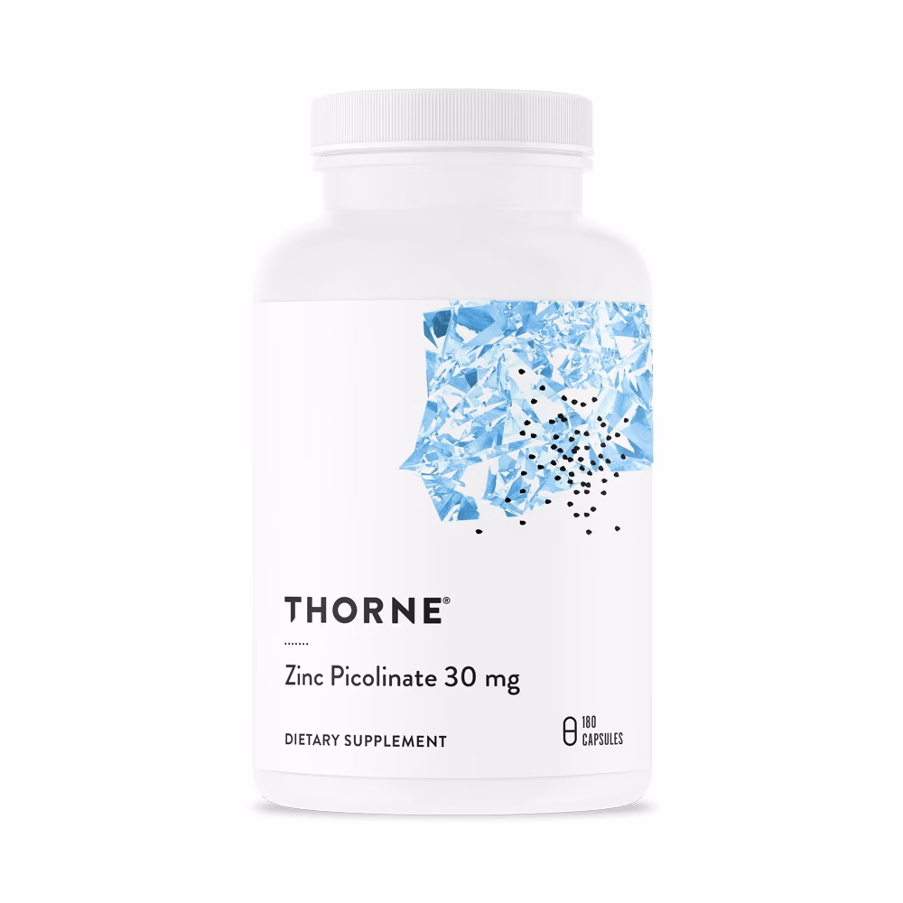 Thorne Zinc Picolinate 30mg - 180 Capsules 1