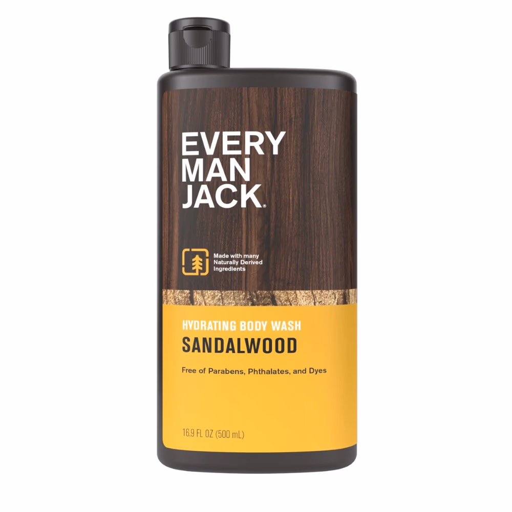 Every Man Jack Body Wash & Shower Gel – Sandalwood 500ml 1