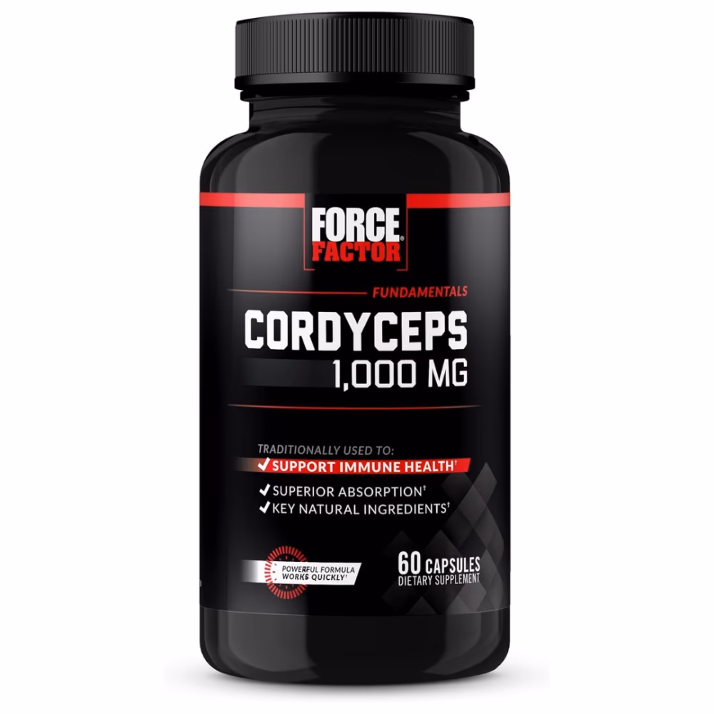 Force Factor Cordyceps 1000mg 60 Capsules  1