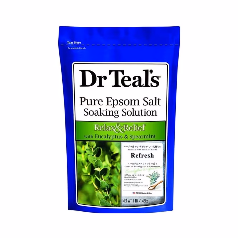 Dr Teal’s Eucalyptus & Spearmint Epsom Salt 450g