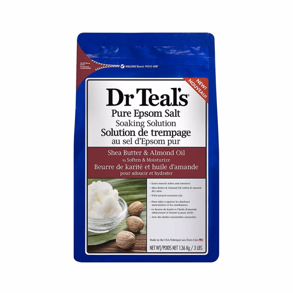 Dr Teal’s Shea Butter & Almond Oil Epsom Salt 1.36kg  1