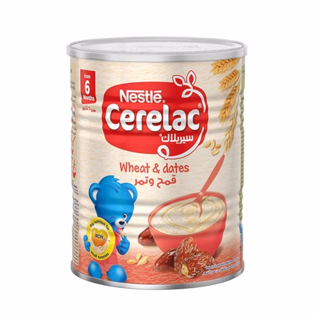 Nestle Cerelac Wheat & Dates 400g – Nutritious Baby Cereal with Iron & Essential Vitamins